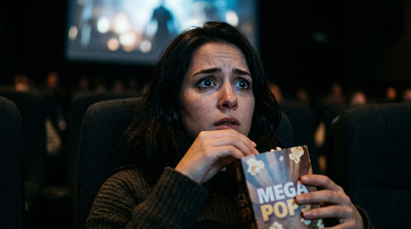 映画に没頭し無意識にポップコーンを食べる心理状態